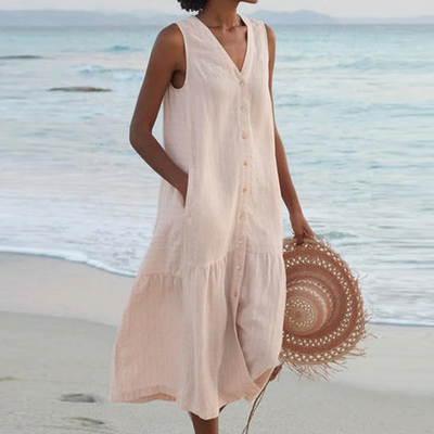 Clara | Robe D'Été De Plage Pour Femme | Midi