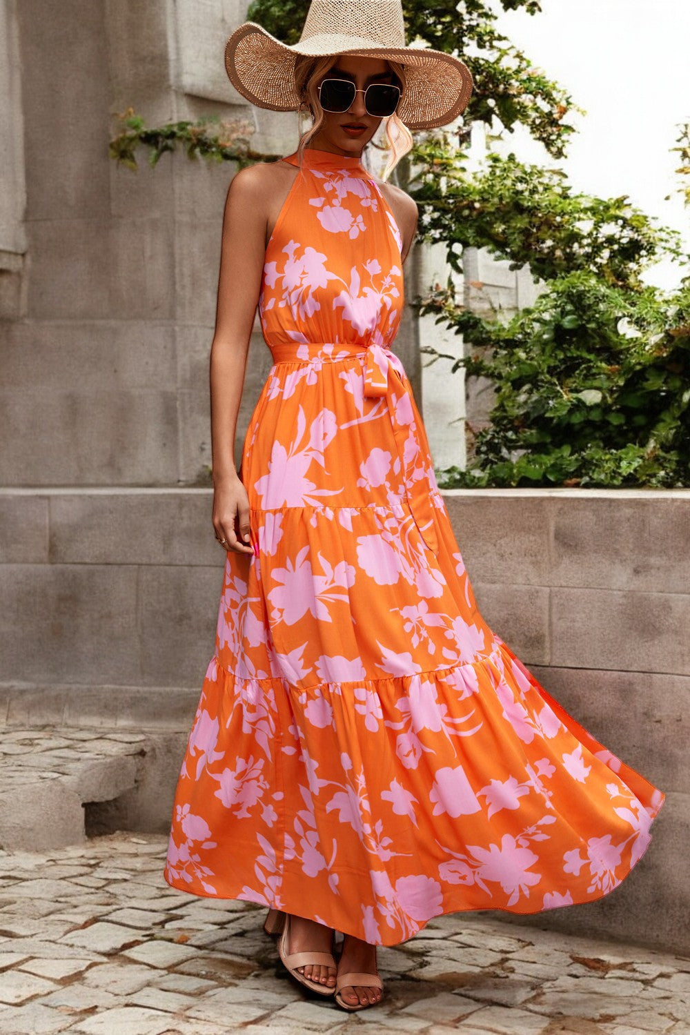 Solène | Robe d'été Dos nu pour femme | Maxi