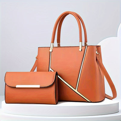 Amanda - Élégant ensemble de sacs à main 2 pièces pour un look d'automne chic