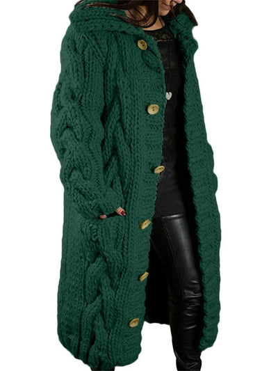 Roma™ - Manteau long et confortable en tricot