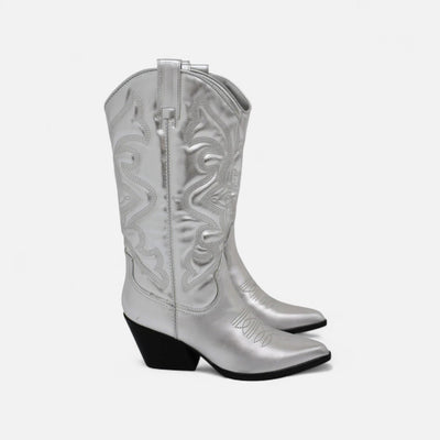 Lina - Bottes santiag femme hautes