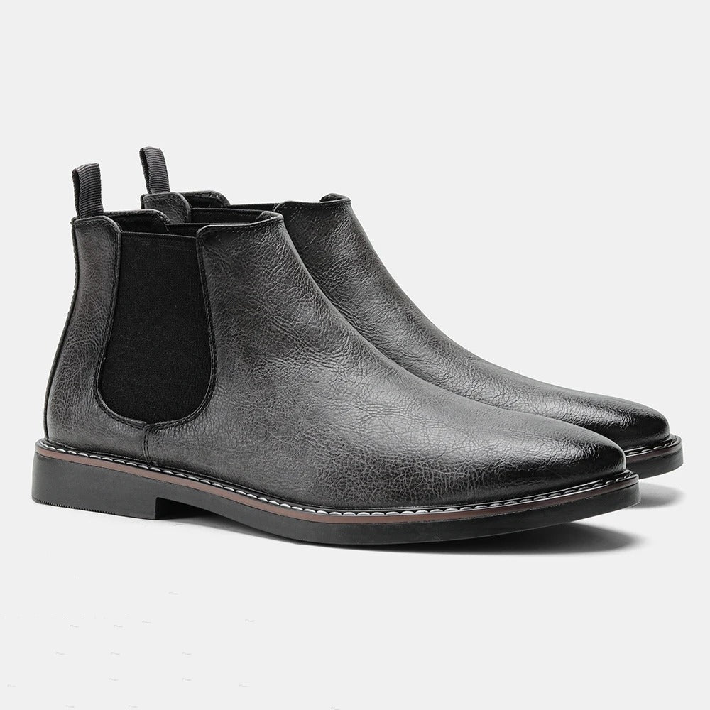 Bottes Chelsea modernes en cuir
