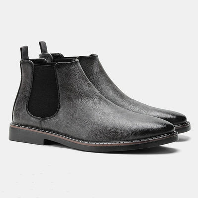 Bottes Chelsea modernes en cuir