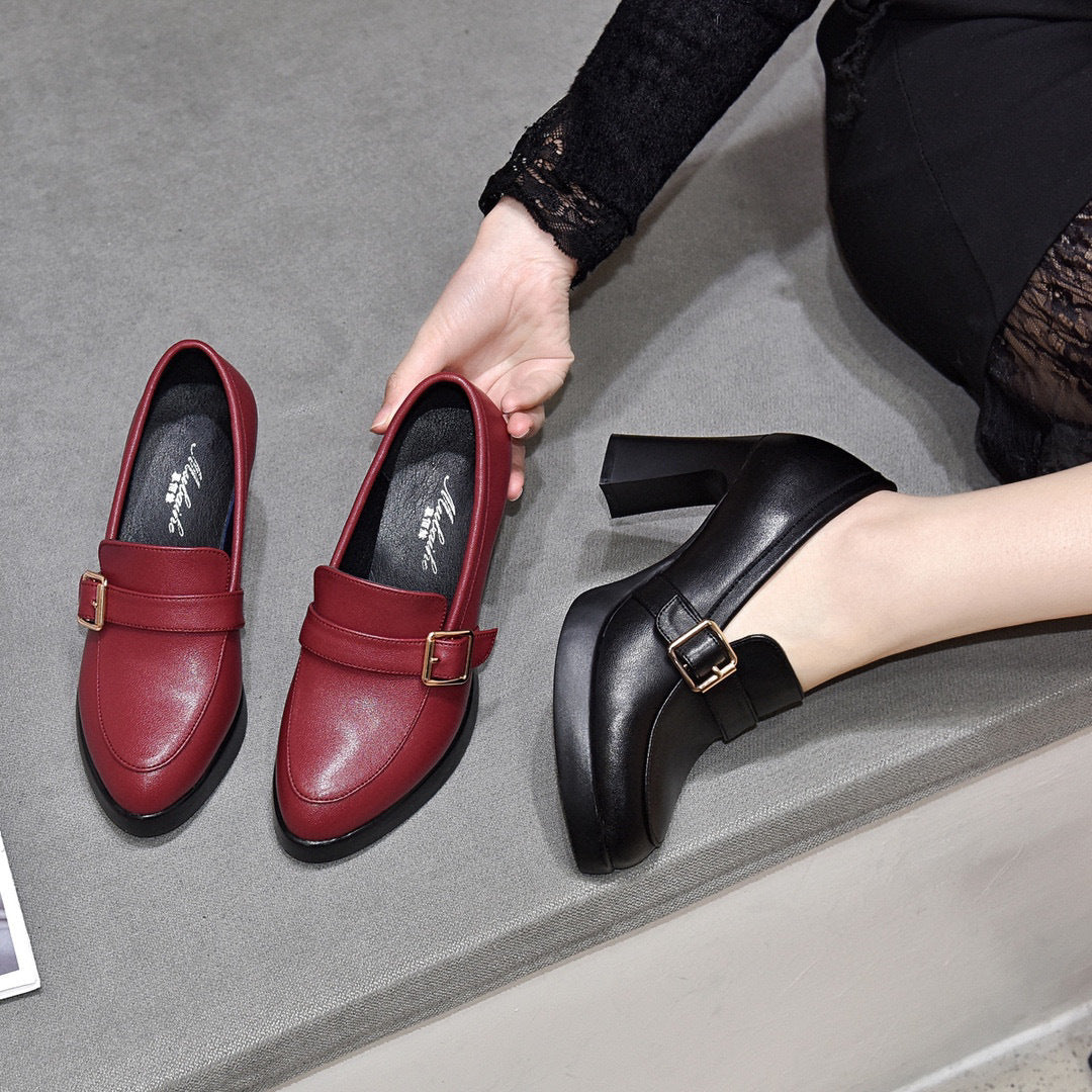 Ella | Mocassins à talons