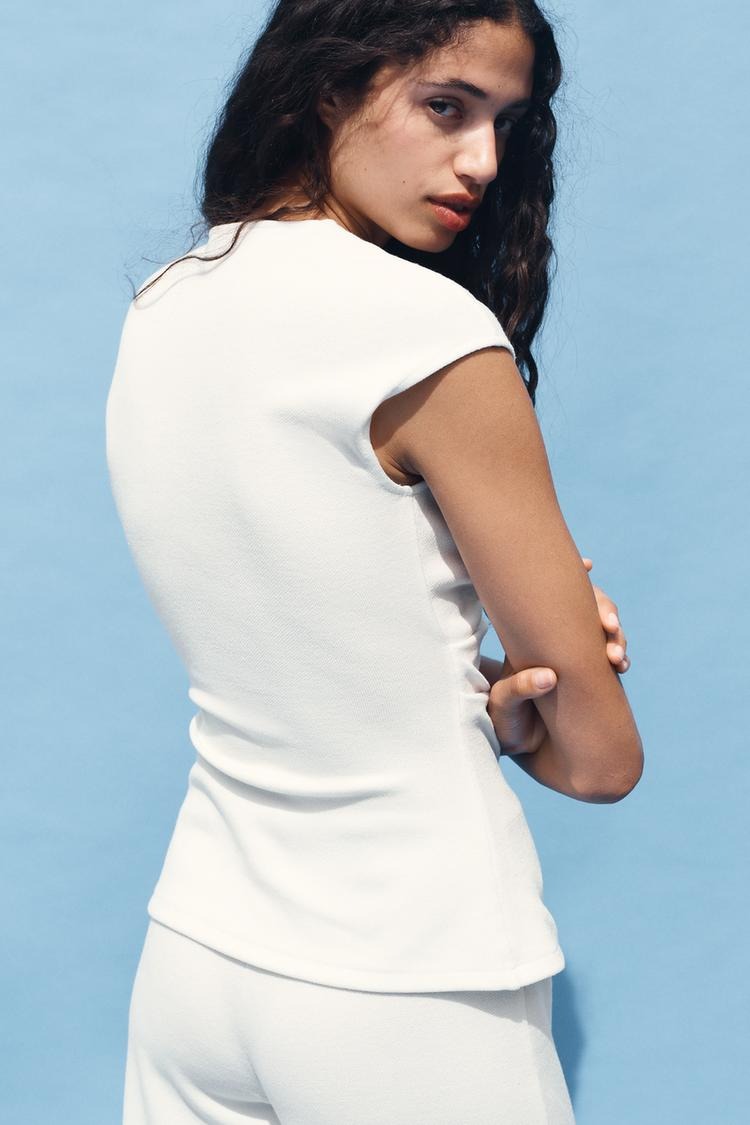 Ensemble Élégant en Tissu Texturé