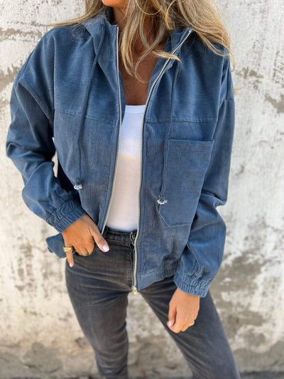 LILA – Veste décontractée avec capuche