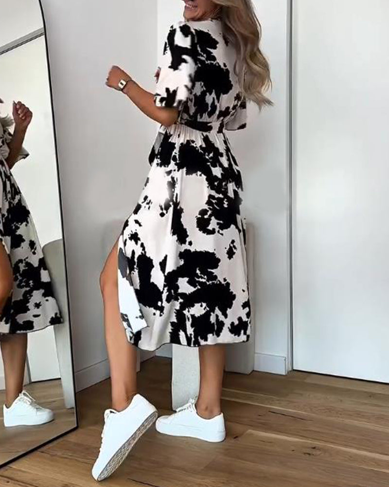 Robe Chic Sexy Fente