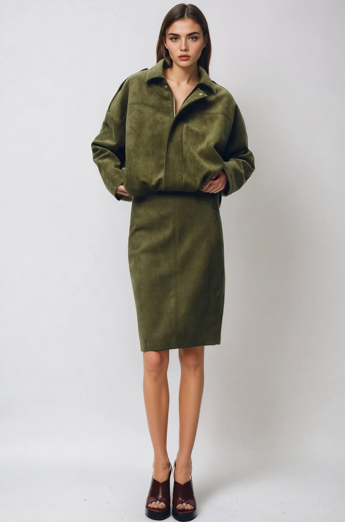 Sofia - Veste en daim