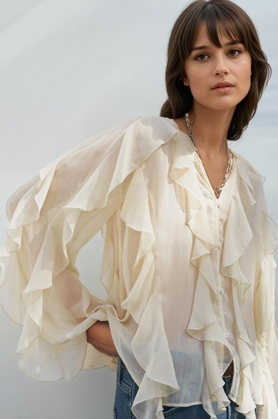Rosa | Blouse à volants