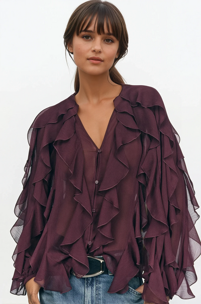 Rosa | Blouse à volants