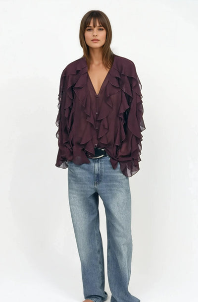 Rosa | Blouse à volants