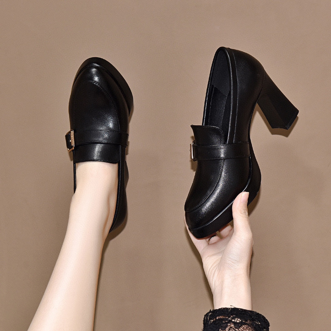 Ella | Mocassins à talons