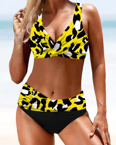 Maillot de bain bikini coloré