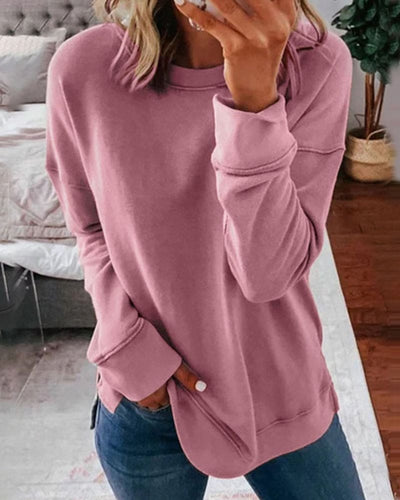 Sweat Décontracté | Col Rond | Douceur Quotidienne