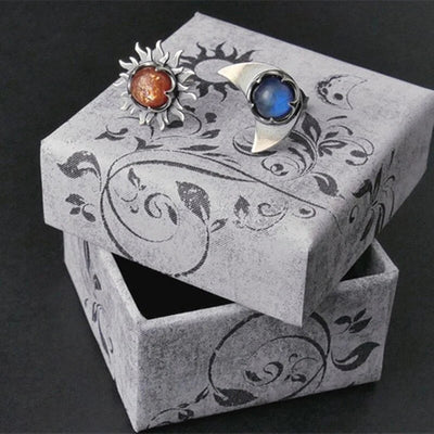 Boucles d'oreilles « Soleil & Lune »