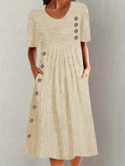 Sofe™ | Robe d'été rayée élégante