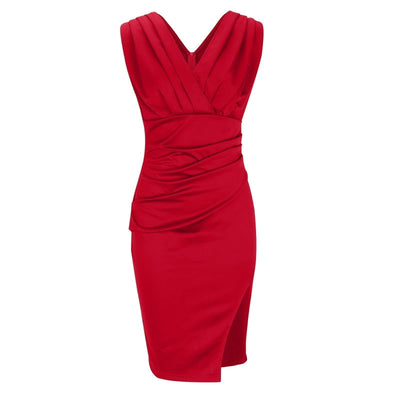 Morgane™ | Robe Élégante Cintrée avec Décolleté en V