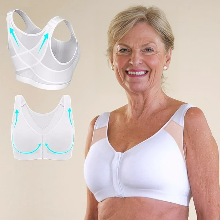 Soutien-gorge femme – Maintien intégral – Fermeture devant – Maille respirante