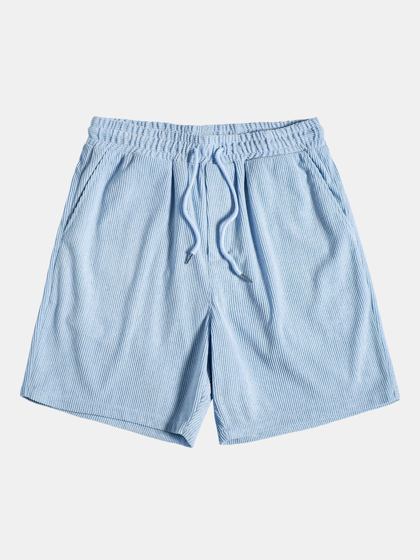 Ensemble Estival : Chemise à Manches Courtes en Velours Côtelé & Short