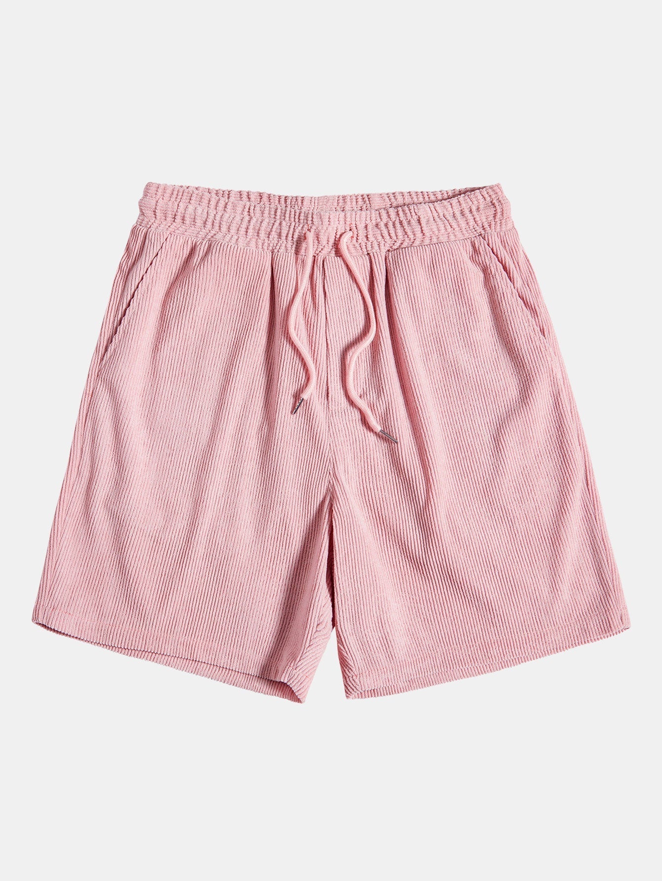 Ensemble Estival : Chemise à Manches Courtes en Velours Côtelé & Short