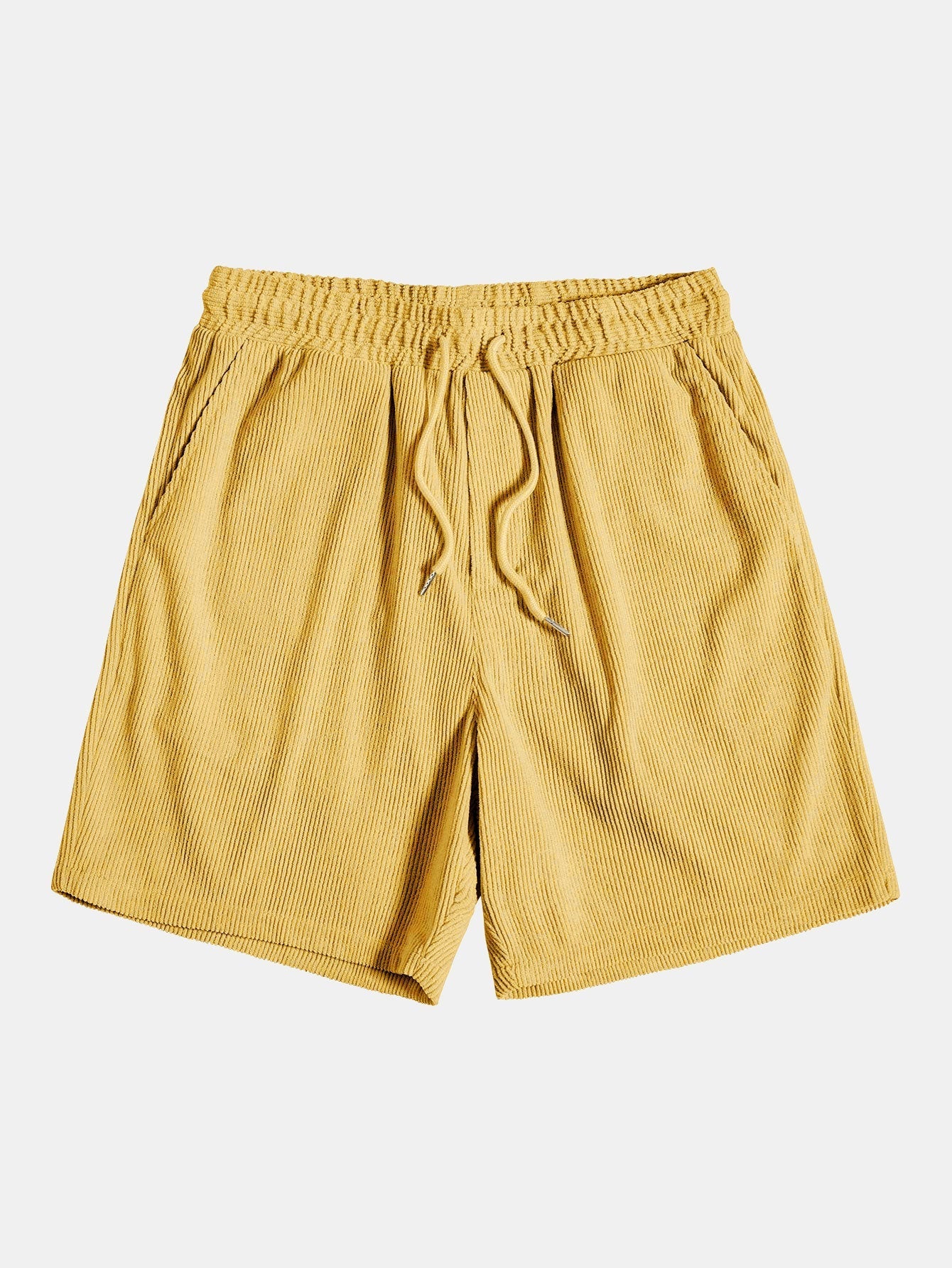 Ensemble Estival : Chemise à Manches Courtes en Velours Côtelé & Short