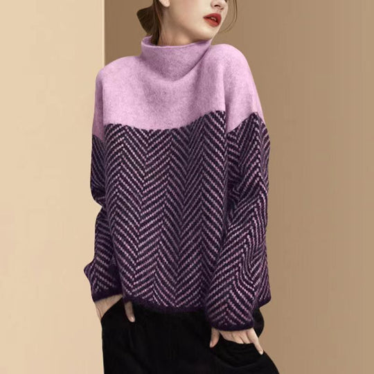 Stella™ - Pull en coton doux avec col haut
