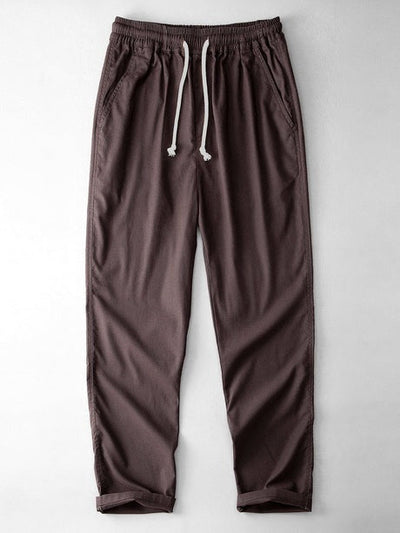 Chemise jacquard cubaine et pantalon en lin