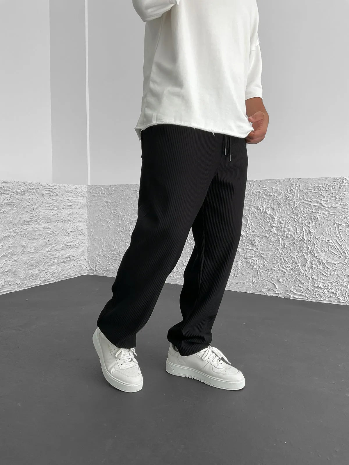 Pantalon Confort en Velours Côtelé
