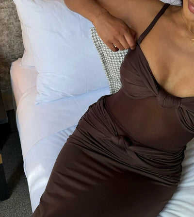 Zola | Robe longue à bandeau amovible