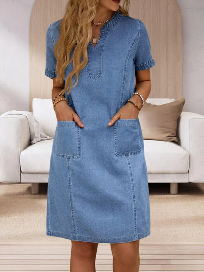 Amber™ | Robe Denim Douce