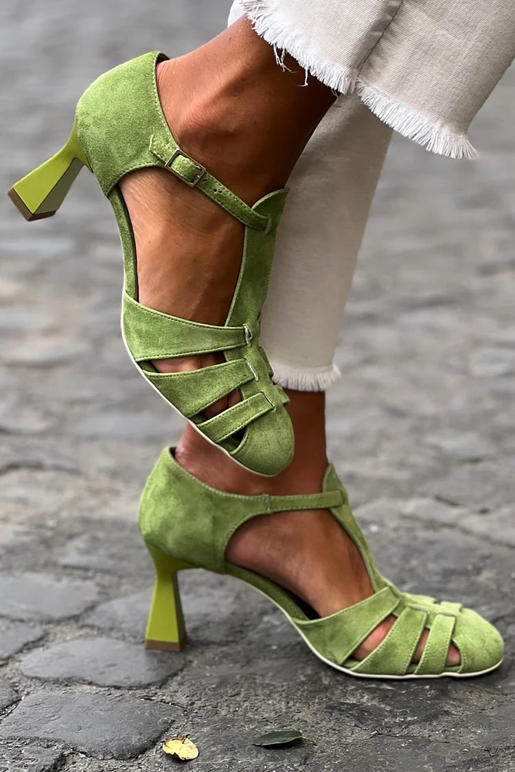 Beatrice™ | Sandales à talon bloc et brides multiples