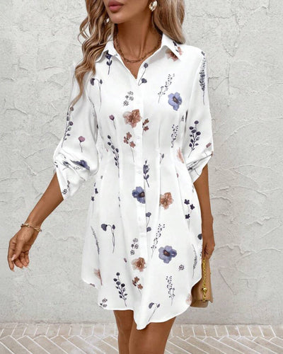 Robe Mode Imprimée Ajustée