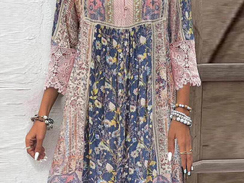 Kirsten | Robe à motifs de luxe pour femmes