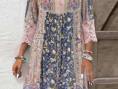 Kirsten | Robe à motifs de luxe pour femmes