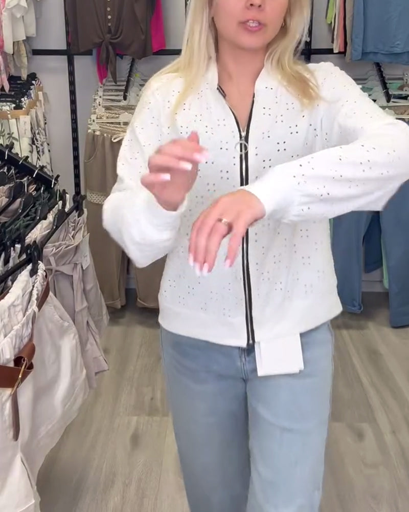 Manteau Mode Casual Fermeture Éclair