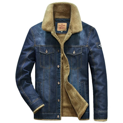 Louis - Veste homme jean doublée hiver