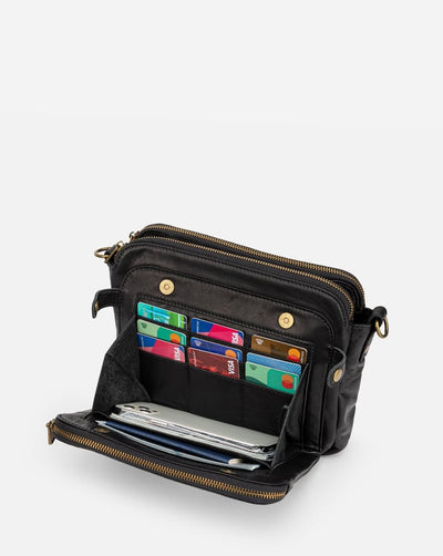 KIM™ - SAC À BANDOULIÈRE EN CUIR PRATIQUE ET ÉLÉGANT