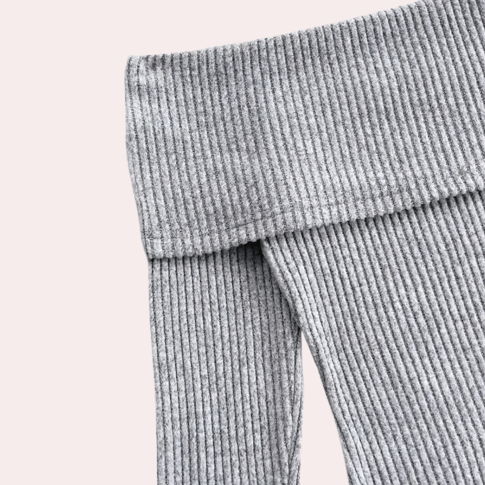 GEORGIANA - Rompers à Épaules Dégagées à Manches Longues pour Femmes