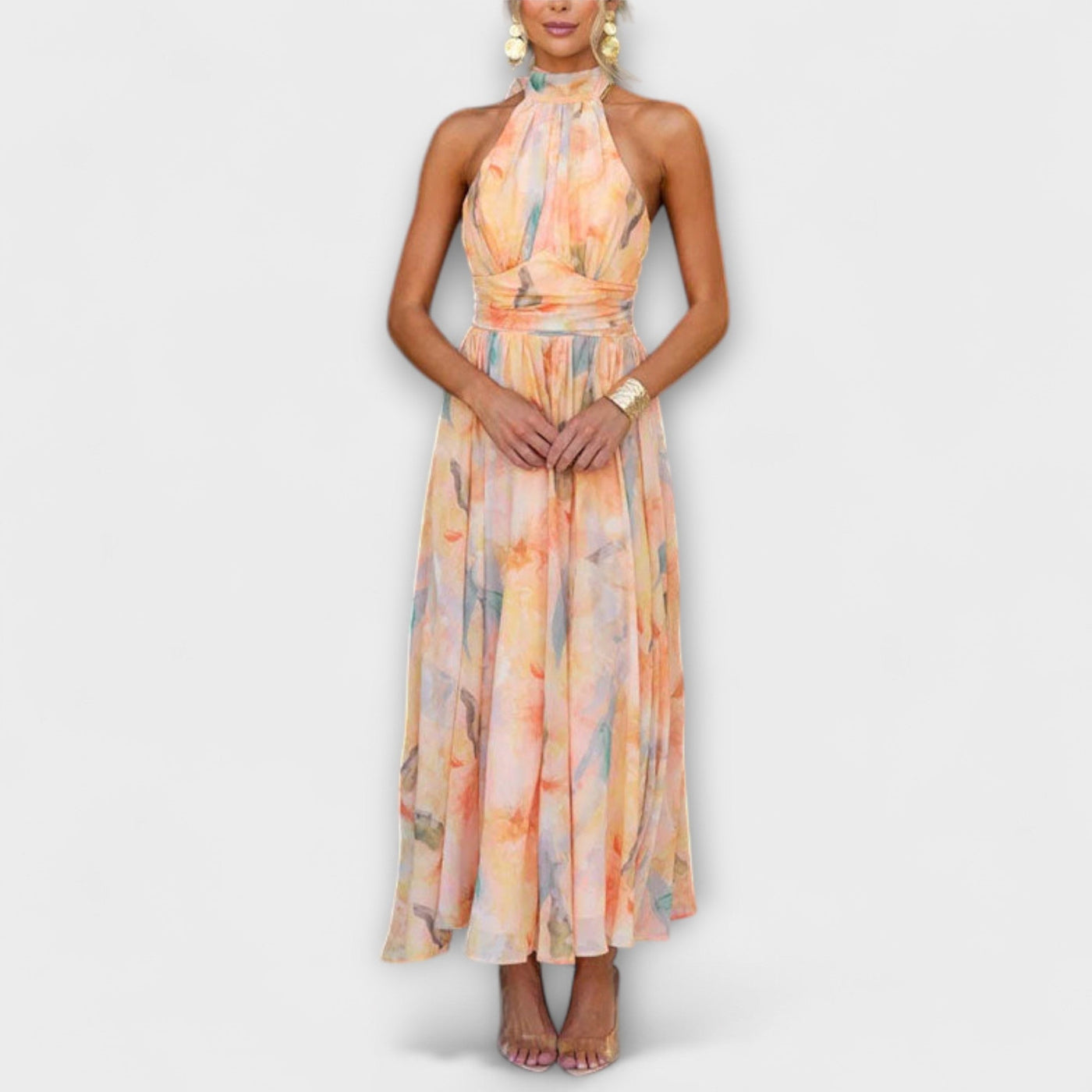 Isabelle™ | Robe dos nu aquarelle