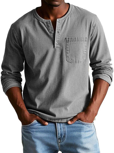 T-shirt boutonné