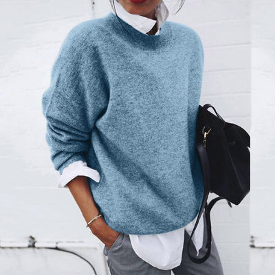 Pull Col Rond | Maille Chaude | Élégance Décontractée