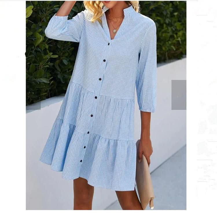 Morgane | Robe écossaise élégante