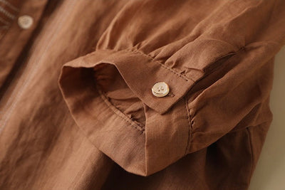 Chemise en pur coton avec une belle tunique brodée