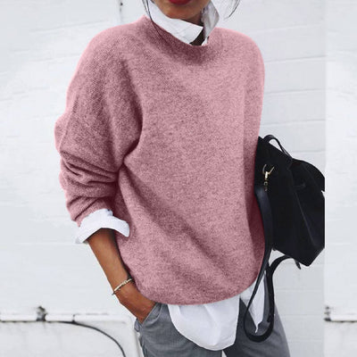 Pull Col Rond | Maille Chaude | Élégance Décontractée