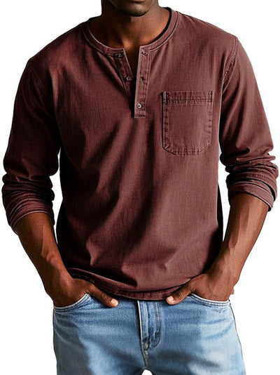 T-shirt boutonné