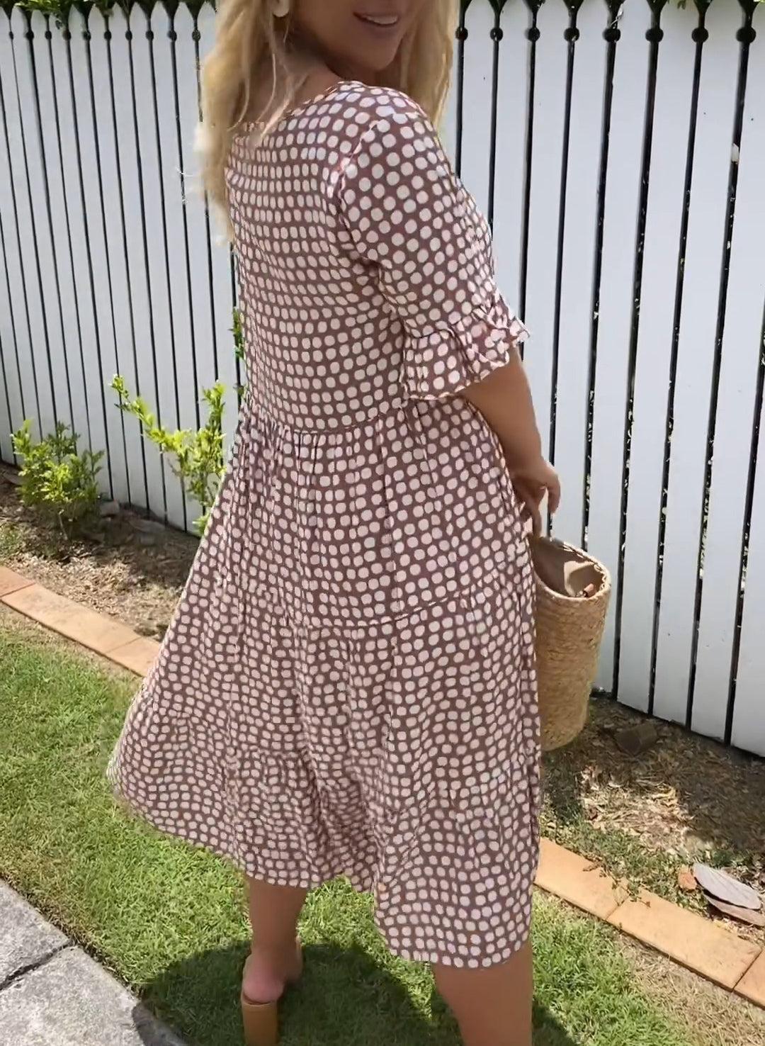 DARCY | robe mi-longue