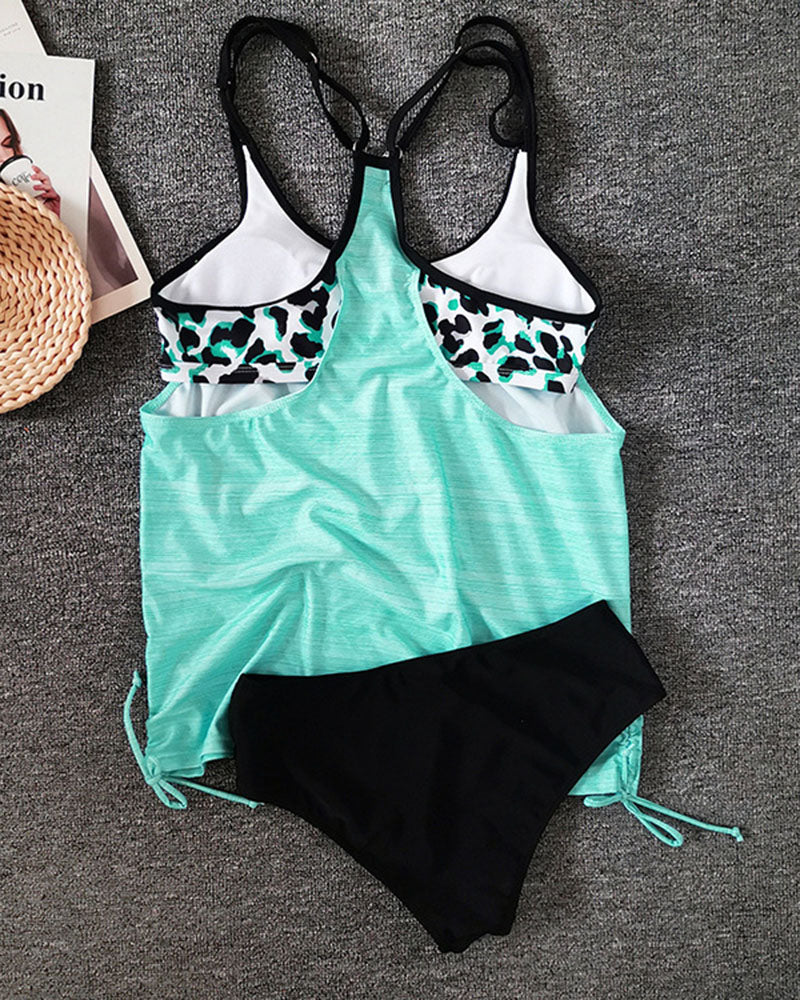 Amina™ | Tankini Léopard Élégant
