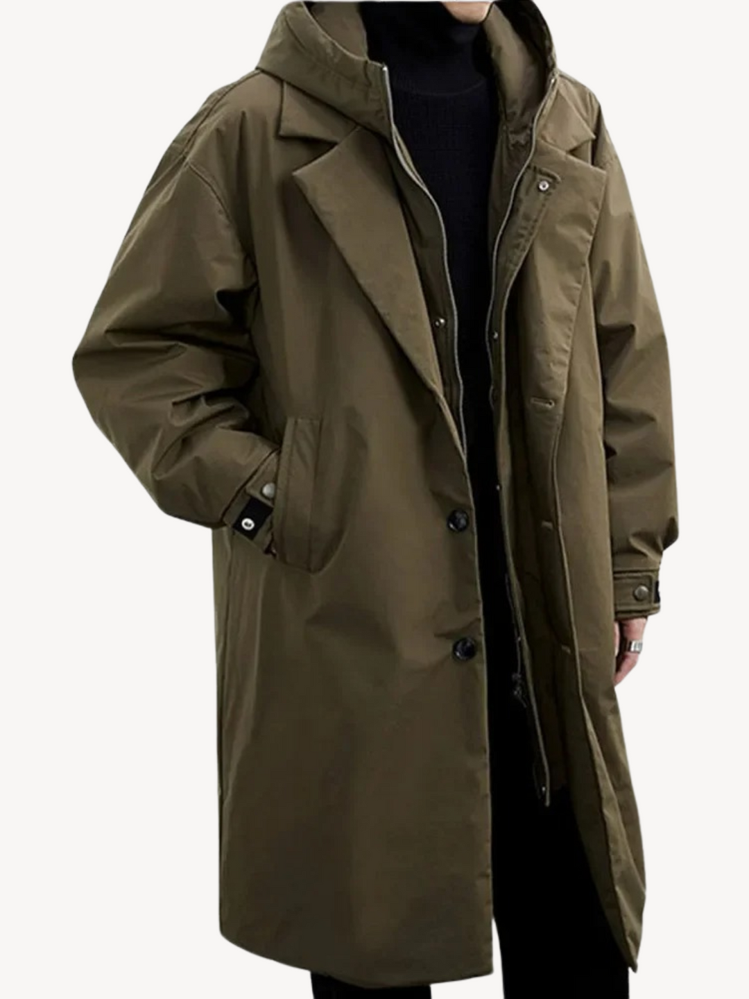 MARCUS | Trench classique à capuche