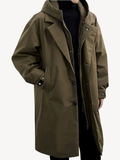 MARCUS | Trench classique à capuche