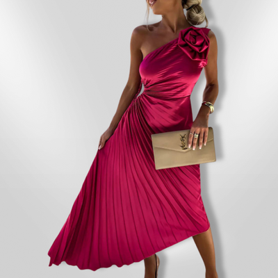 LIZBETH | Robe à épaules fleuries